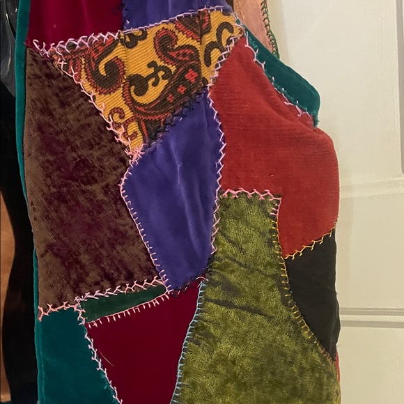 quilted handmade Patchwork Multicolor Vest - Picture 2 of 8